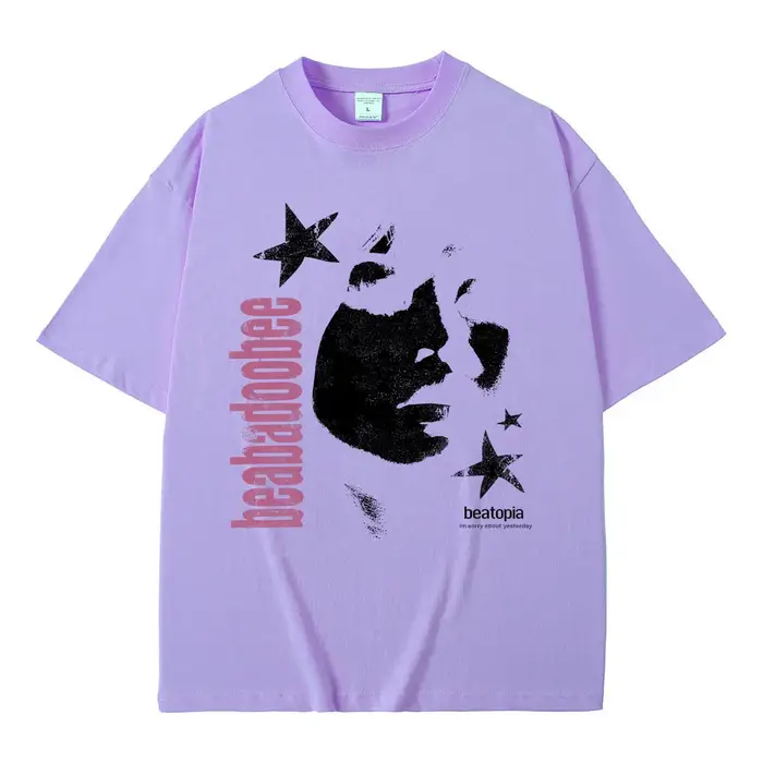 Beabadoobee visage impression T-shirts hommes femmes Hip Hop mode Pop musique
