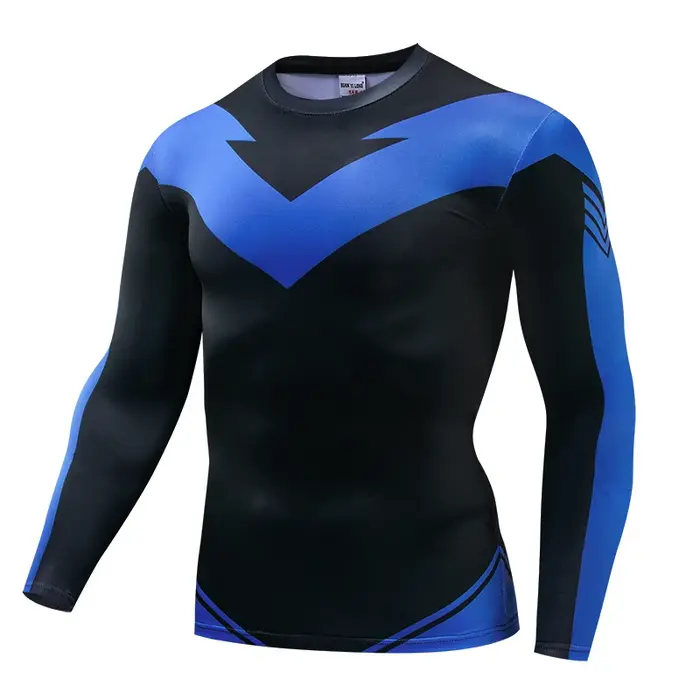 3D Nightwing hommes t-shirt course chemises à séchage rapide