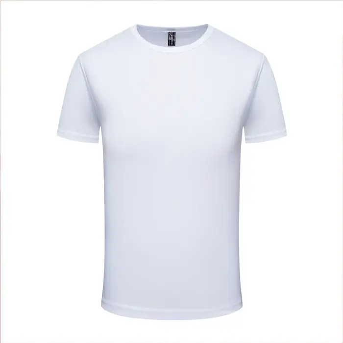 T-Shirt homme LOGO séchage rapide personnalisé sport Fitness groupe personnel haut brodé Polyester bricolage