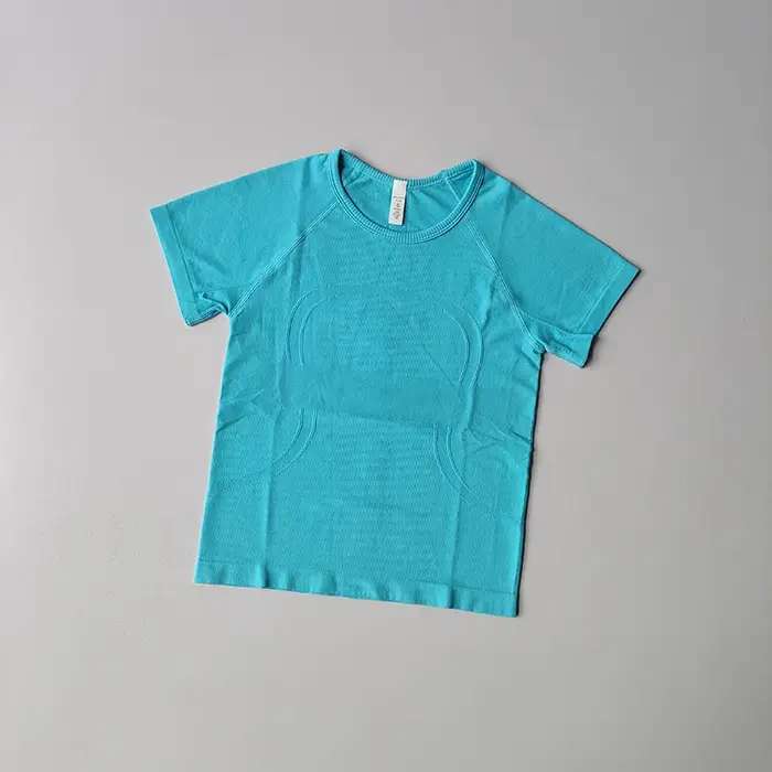 T-Shirt de Fitness à manches courtes pour femmes, haut d'entraînement respirant à séchage rapide pou