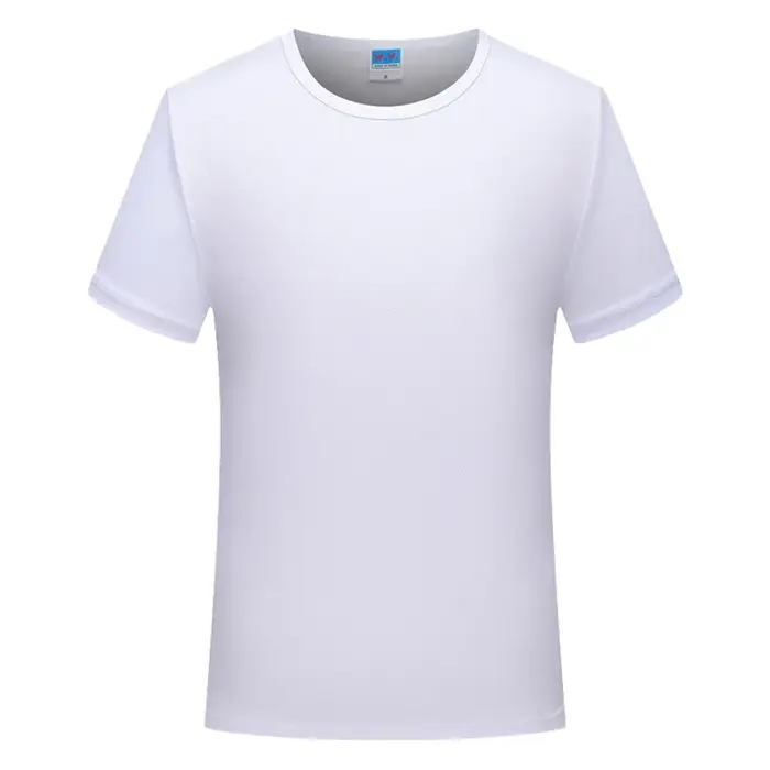 T-shirt respirant à col rond pour hommes et femmes, séchage rapide, couleur unie, sport, même logo i