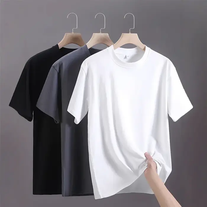 T-shirts pour hommes 2025 – Nouveauté été – T-shirt oversize en coton décontracté de haute qualité à manches courtes –