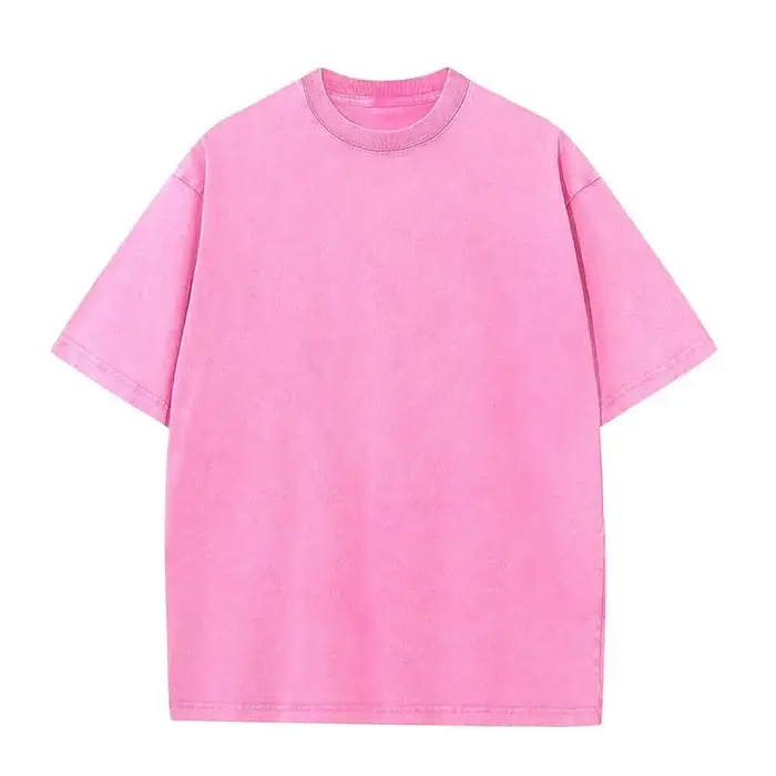 T-shirt Homme Lourd Lavé 230G Coton Nouvelle Collection Été Coupe Ample Vintage Manches Courtes Décontracté Streetwear Basique 2026