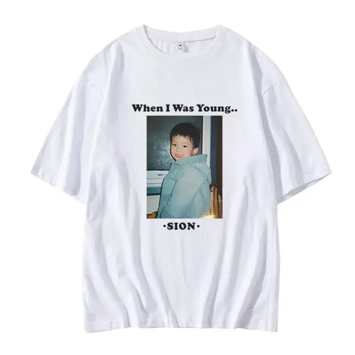 NCTWISH Concert quand j'ai été jeune avec le même T-shirt ample à la mode pour femmes, vêtements à m