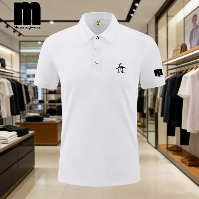 Polo de golf pour homme, col polo, manches courtes, nouveau t-shirt décontracté d'été pour homme