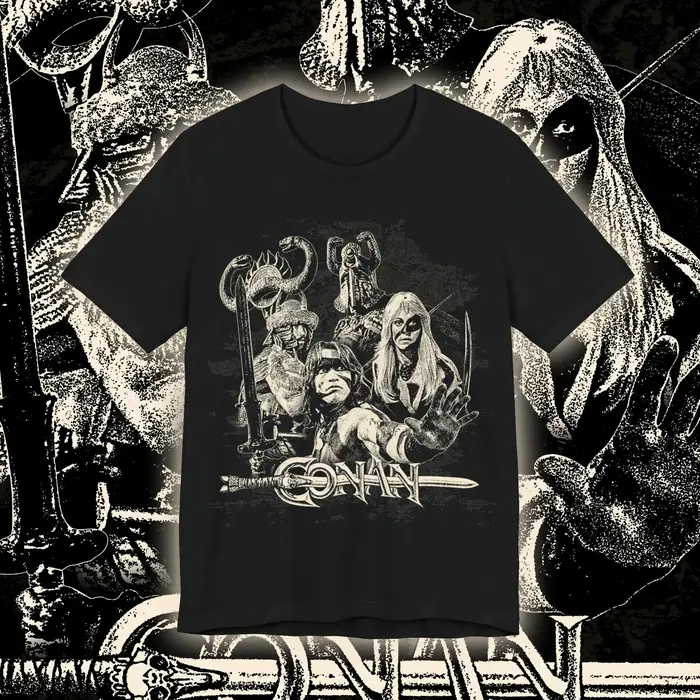 Conan The Barbarian Shirt T-shirt à manches courtes à motif imprimé pour hommes et femmes
