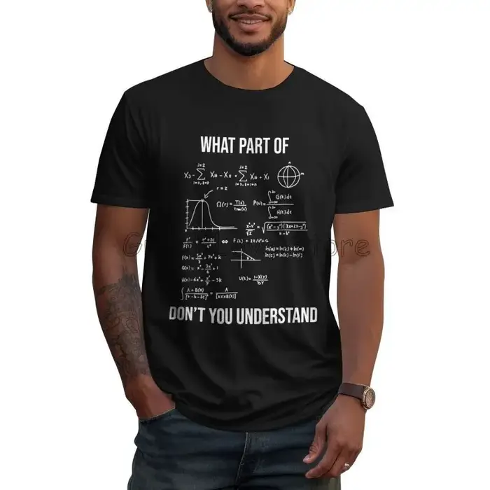 Que partie d'ingénieur mécanique drôle mathématicien t-shirt hommes coton surdimensionné T-shirts été respirant