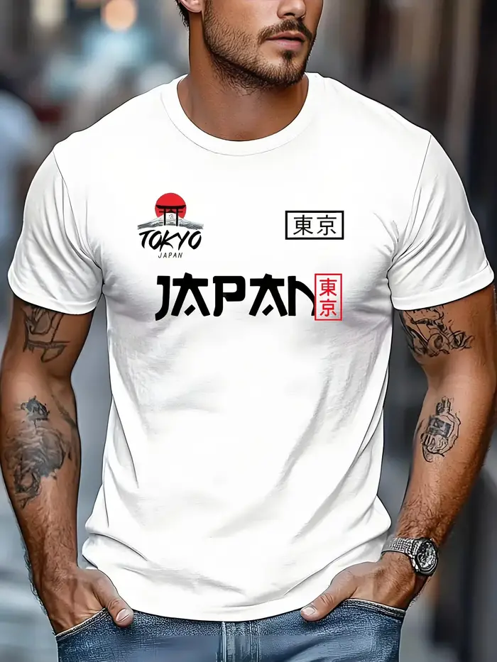 T-shirt commémoratif Tokyo pour homme