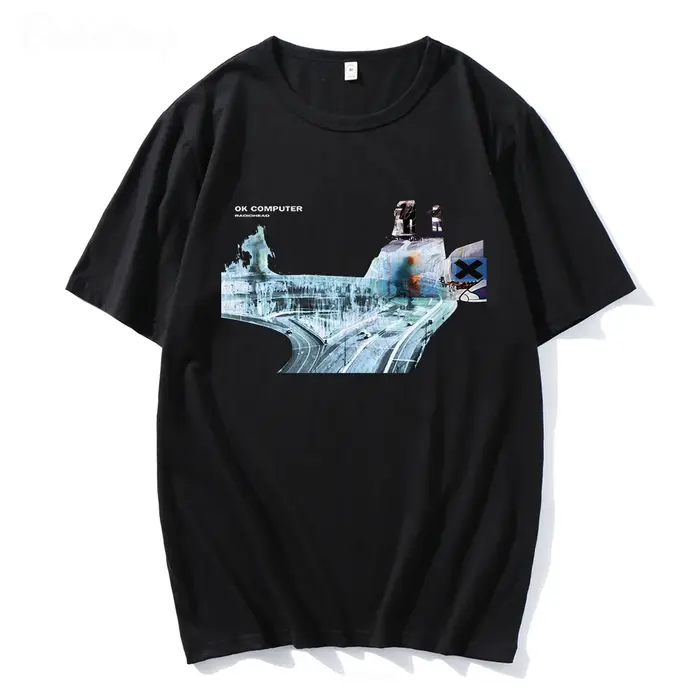 Radiohead-T-shirt Hip Hop pour hommes et femmes