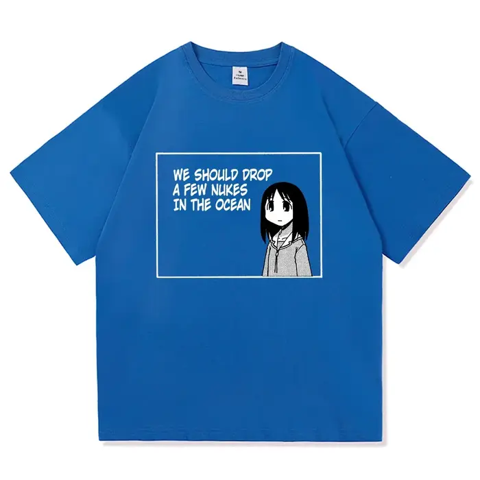 Azumanga Daioh t-shirt mode hommes/femmes Harajuku mignon Anime fille citation