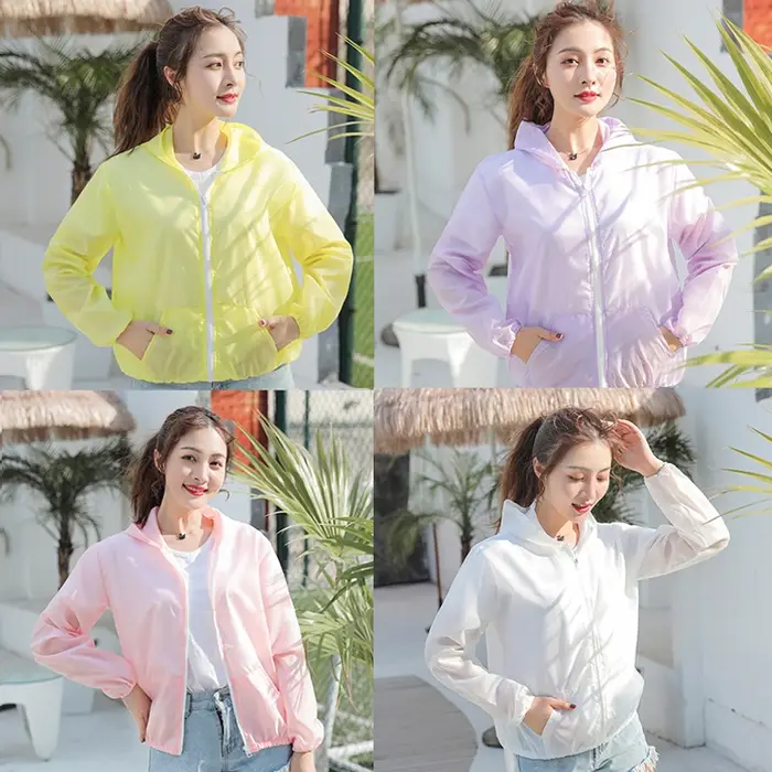 Manteau de protection solaire anti-UV pour femme