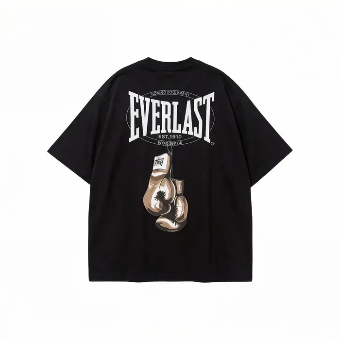 T-shirt en coton avec Logo EVERLAST BOXING pour homme