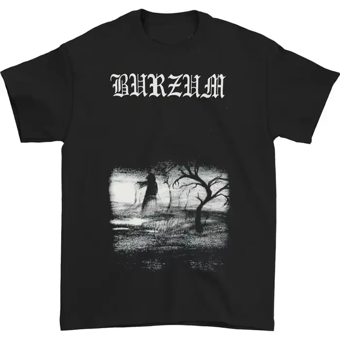 T-shirt unisexe en coton 100% avec graphique d'album Black Metal Burzum Filosofem, nouvelle collecti