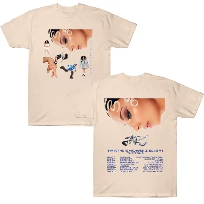 Jade C'est Showbiz Bébé! Tour 2025 T-shirts