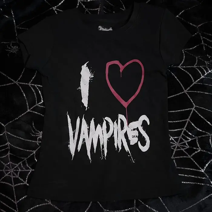 Goth Emo Vintage Vintage Y2k Top for Women, Anime Girl Économie, Baby Tees, Kawaii Aesthetic Clothin