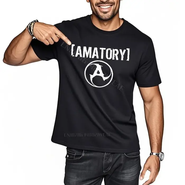 T-shirt coton mode T-shirt Amatory Logo sur T-shirt doux été T-shirt minimaliste doux Streetwear T-s