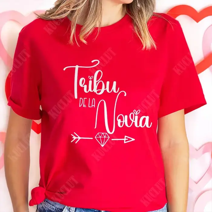 Filles espagnoles Bachelorette poule fête T-Shirt équipe mariée équipe hauts femmes unique adieu T-S