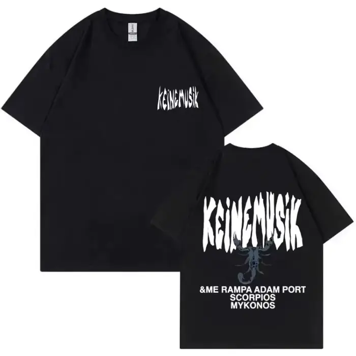 Été Keinemusik X Pacha graphique t-shirt hommes femmes Hip Hop mode Vintage T-shirts hommes décontracté 100% coton à manches courtes T-shirts