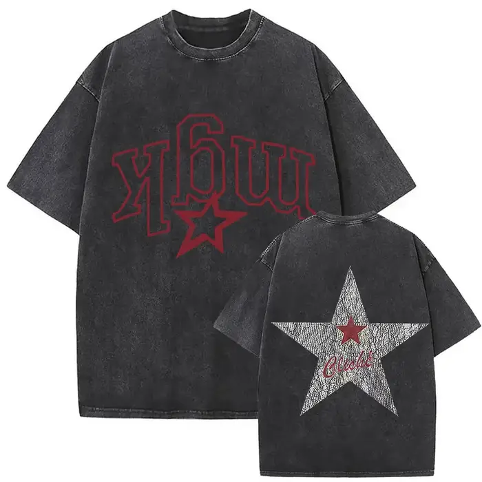 Vintage lavé MGK mitrailleuse Kelly Album 2025 nouveaux t-shirts hommes gothique Hip Hop surdimensionné T-shirt pur