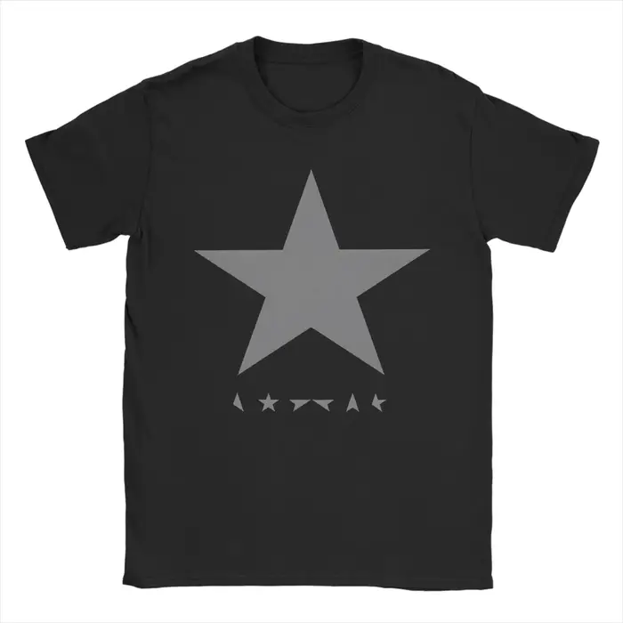 Hommes d-david b-bowed Blackstar t-shirt pur coton vêtements fou à manches courtes col rond t-shirt 
