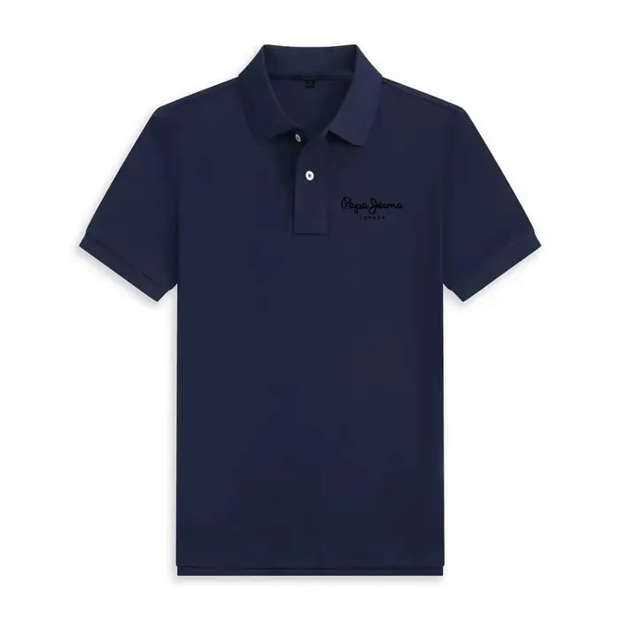 Polo à manches courtes pour homme, couleur unie, multicolore, décontracté, sportif, avec impression 