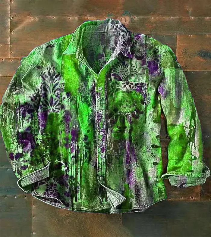 Chemise à manches longues pour hommes