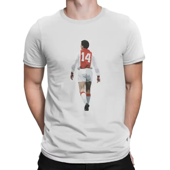 T-shirt Manches Courtes Col Ras du Cou pour Homme, Vêtement en Coton, Cadeau d'urgence, Johan Cruyff