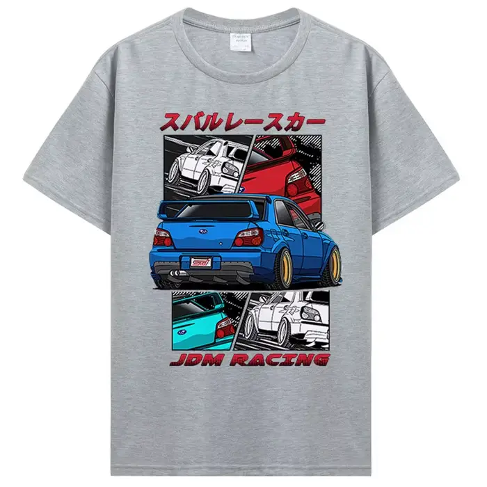 T-Shirt Classique en Coton à Col Rond pour Homme
