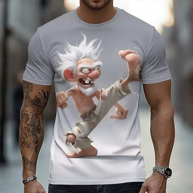 T-shirt à manches courtes à motifs