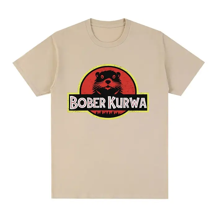 Bober Kurwa Bobr drôle Meme graphique T-shirt hommes femmes mode Hip Hop manches courtes T-shirts amples 100% coton