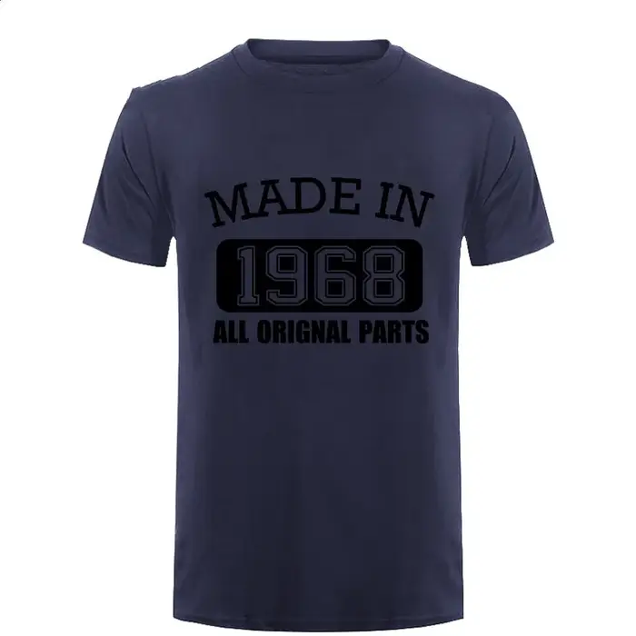 T-Shirt pour homme, fait en 1968 avec toutes les pièces originales