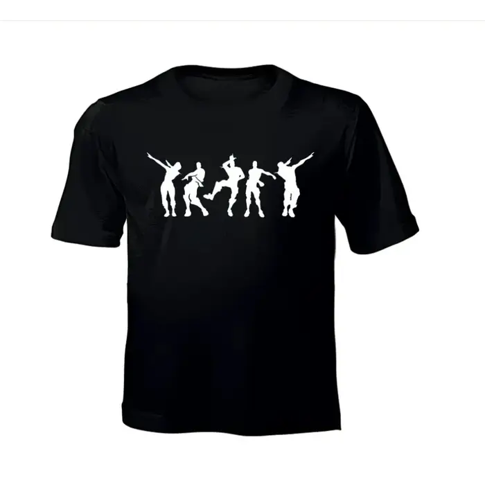 2025 nouvelle vente chaude Fortniter célébrations T-Shirt adulte hommes jeu danse Discout