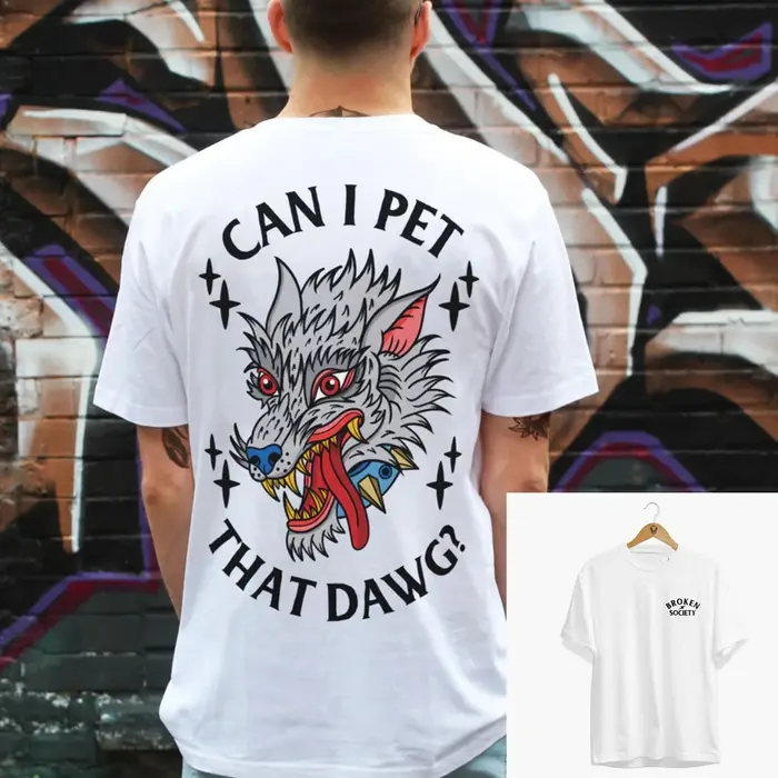 T-shirt décontracté style rétro « Not Everyone's Cup of Tea » avec motif tatouage