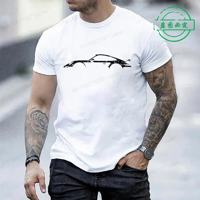 T-shirt de style minimaliste pour hommes et femmes