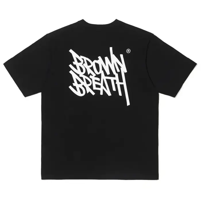 T-shirt pour homme, plusieurs tailles, imprimé HD, motif graffiti marron, coton, streetwear, mode dé