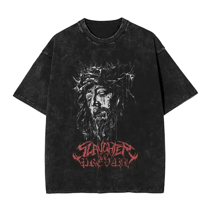 T-shirt Deathcore Band Slaughter To Prevail Global Tour Mercah pour hommes et femmes