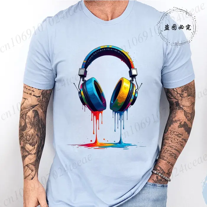 T-shirt décontracté à imprimé graphique pour hommes et femmes