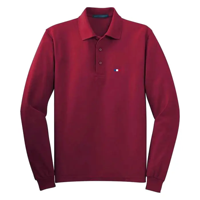 Nouveau Design Polos chemises hommes automne respirant 100% coton