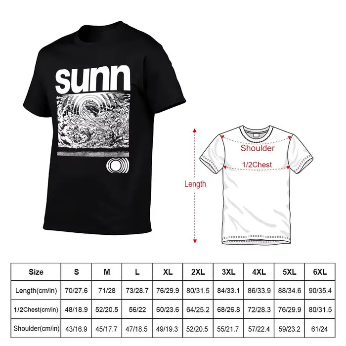 SUNN O)) T-shirt grande taille coupe ample