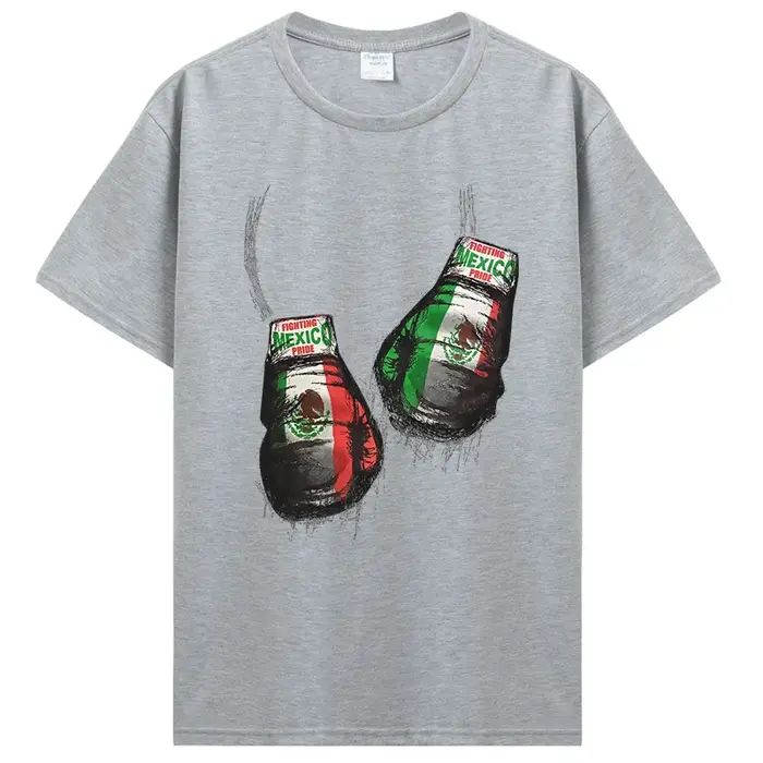 T-shirt de boxeur en coton à manches courtes pour hommes