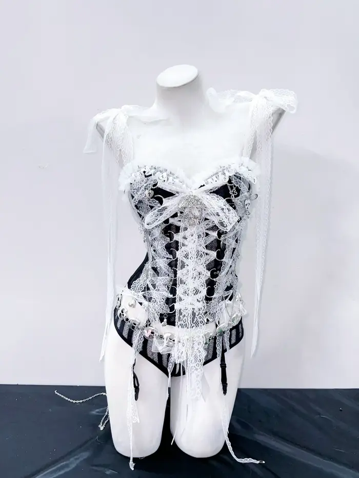 Crop Top Vintage Gothic Skull Top pour filles