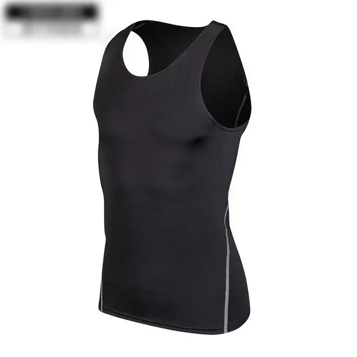 Débardeur de compression pour homme, maillot de sport sans manches à séchage rapide, vêtement de fit