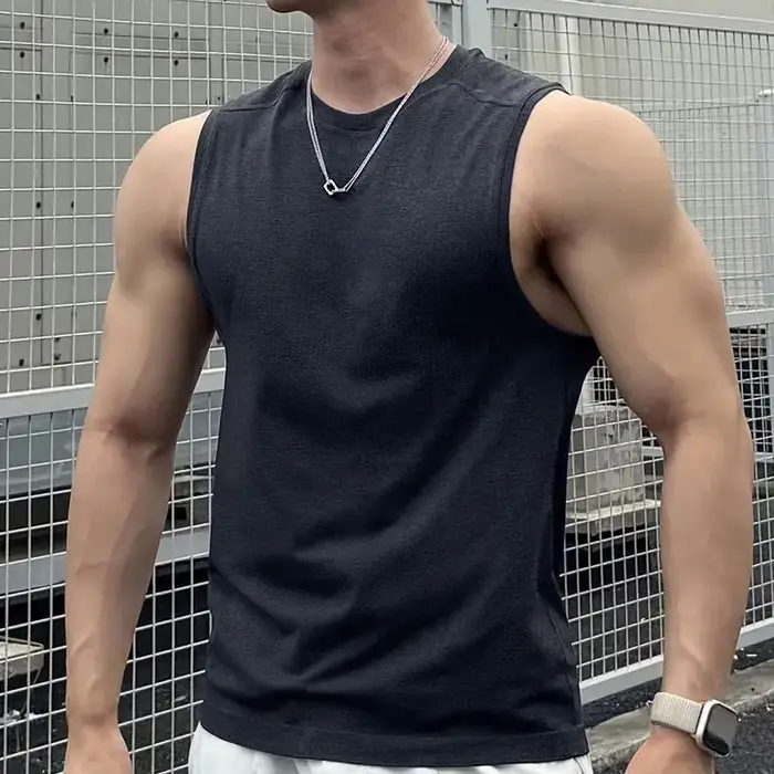 Débardeur de sport jacquard pour homme