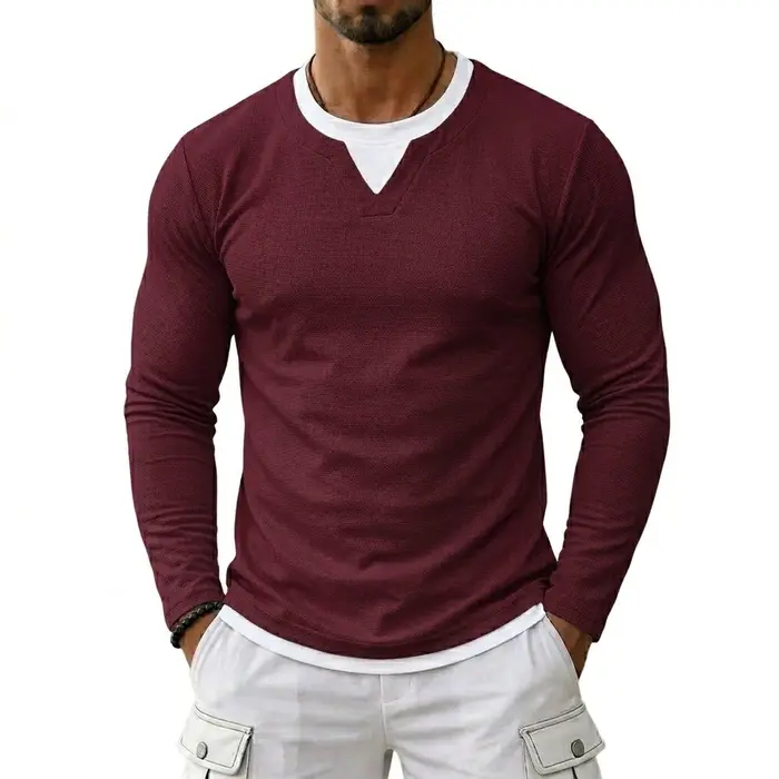 T-shirts de luxe à manches longues pour hommes – Marques décontractées