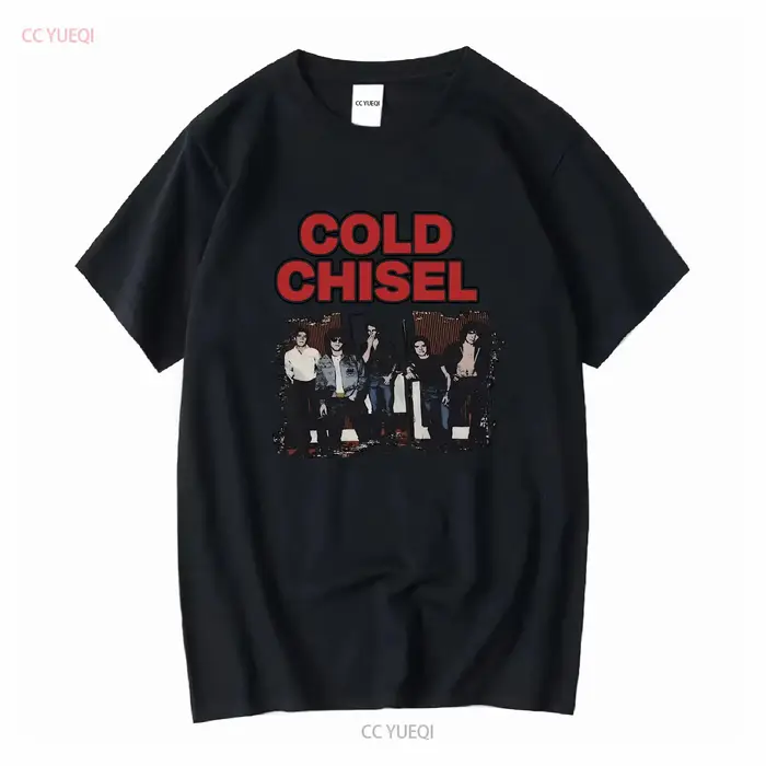 T-shirt Cold Chisel Breakfast At Sweet Hearts à manches mi-longues, style vintage, effet délavé, lég