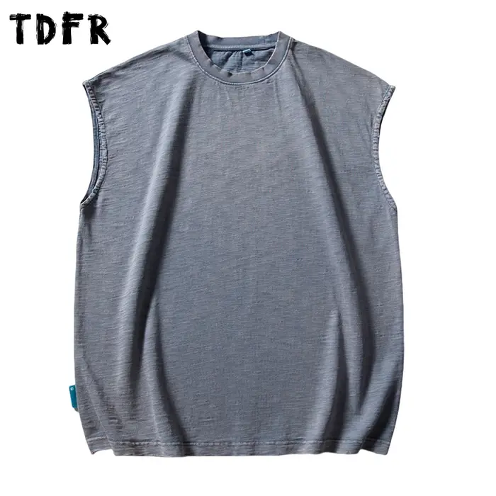Haut à col rond Washed DistMurcia Precious pour hommes