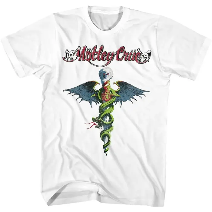 T-shirt à manches courtes Motley Crue Heavy Metal Rock Retro Punk 2026 1987 Tour Californie Los Ange