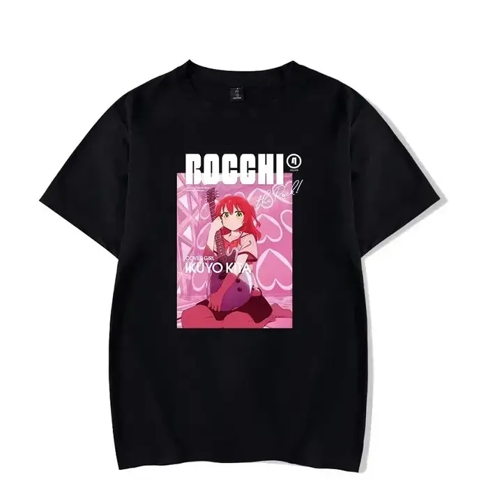 T-shirt confortable à manches courtes avec motif Hip-Hop