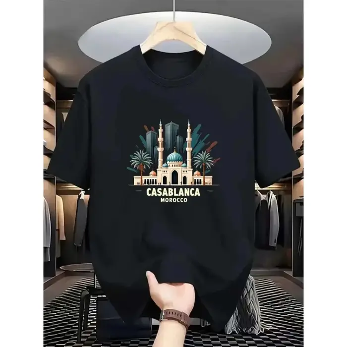 T-shirt graphique Casablanca - Motif de ville marocaine