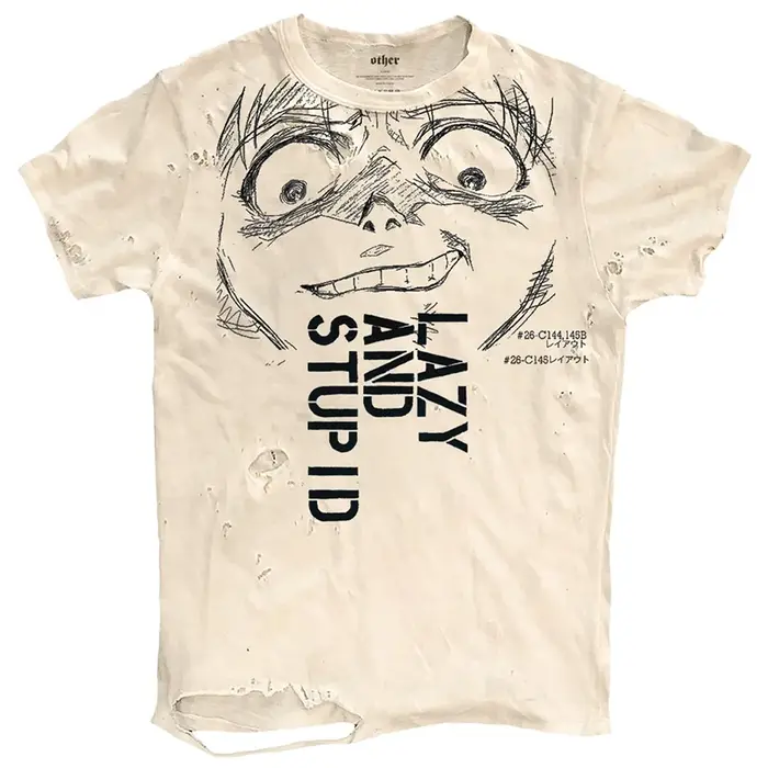 T-shirts graphiques déchirés hommes T-shirt Vintage été décontracté